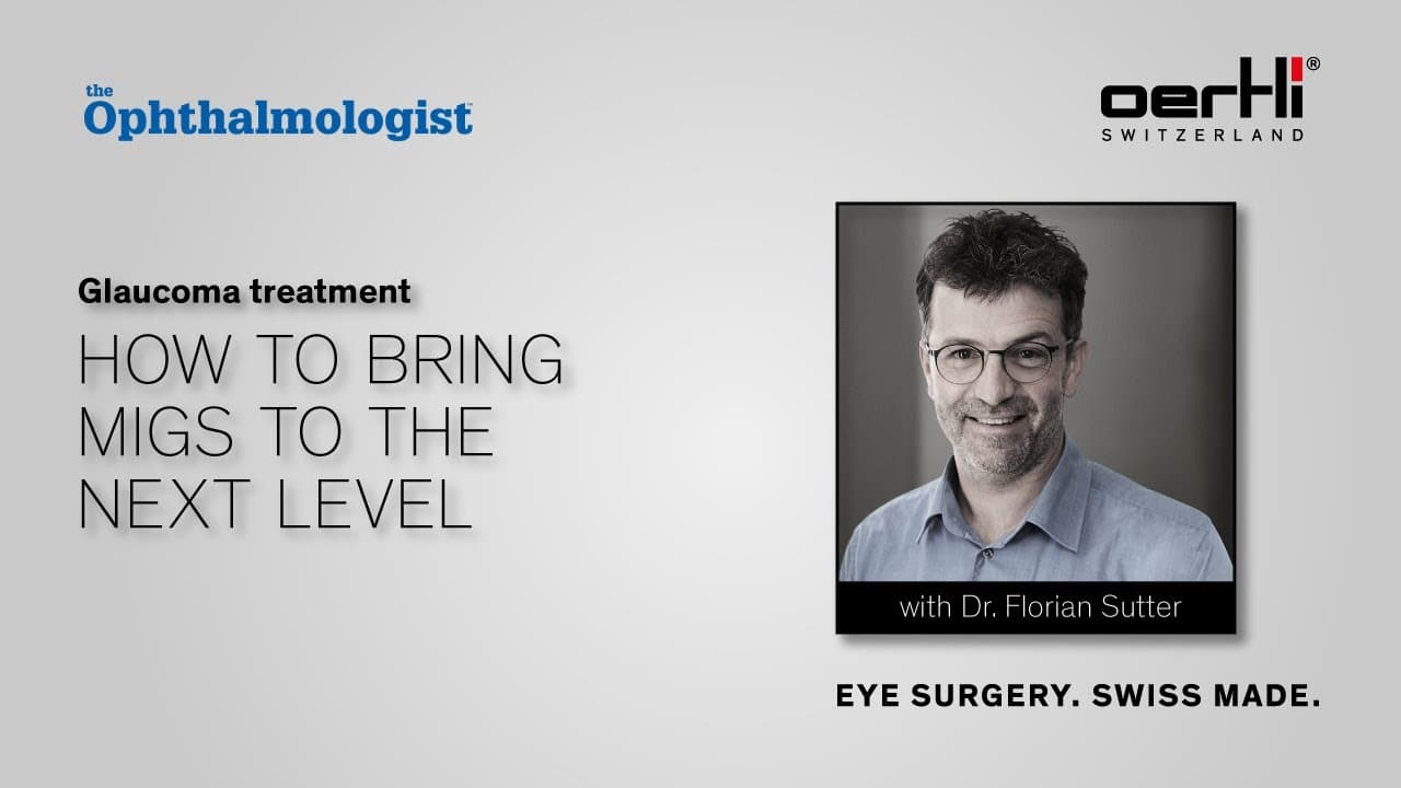 HFDS: How to bring MIGS to the next level with Florian Sutter | Glaucoma treatment