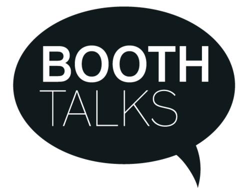 Booth talks Booth talks symbol
