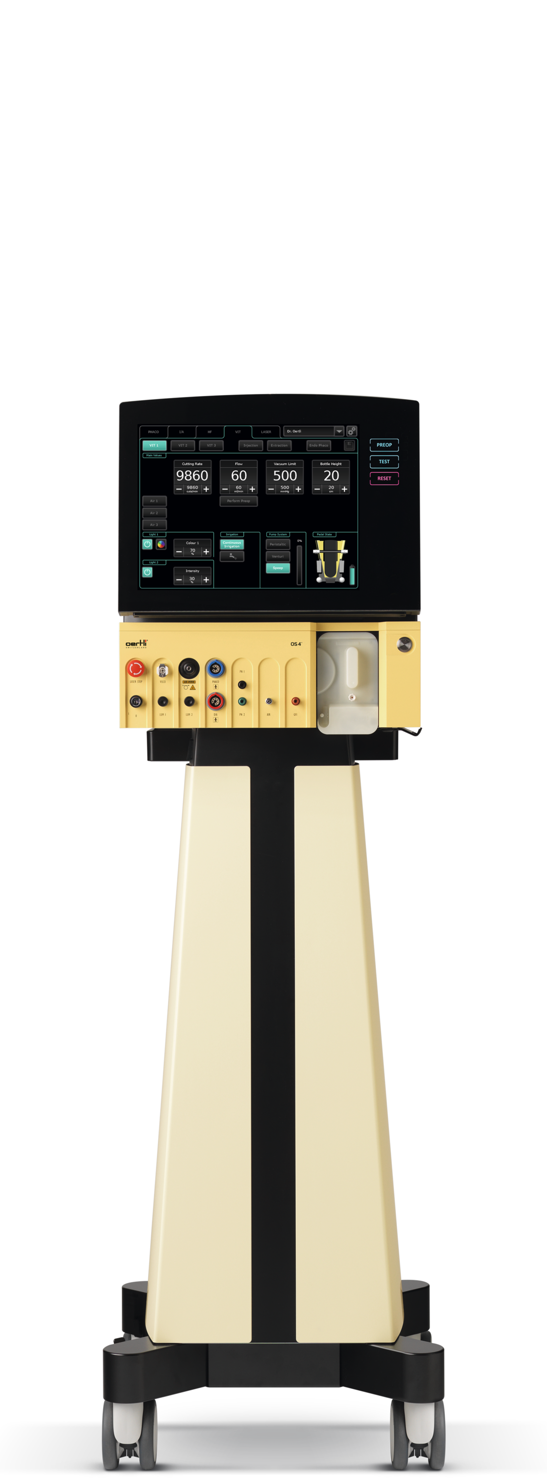 Operationsplattform OS4 Produkt OS4 Ansicht Frontal