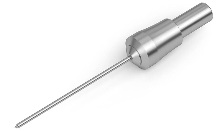 Endo diathermy tip Rendering Product Front lateral Endo diathermy tip