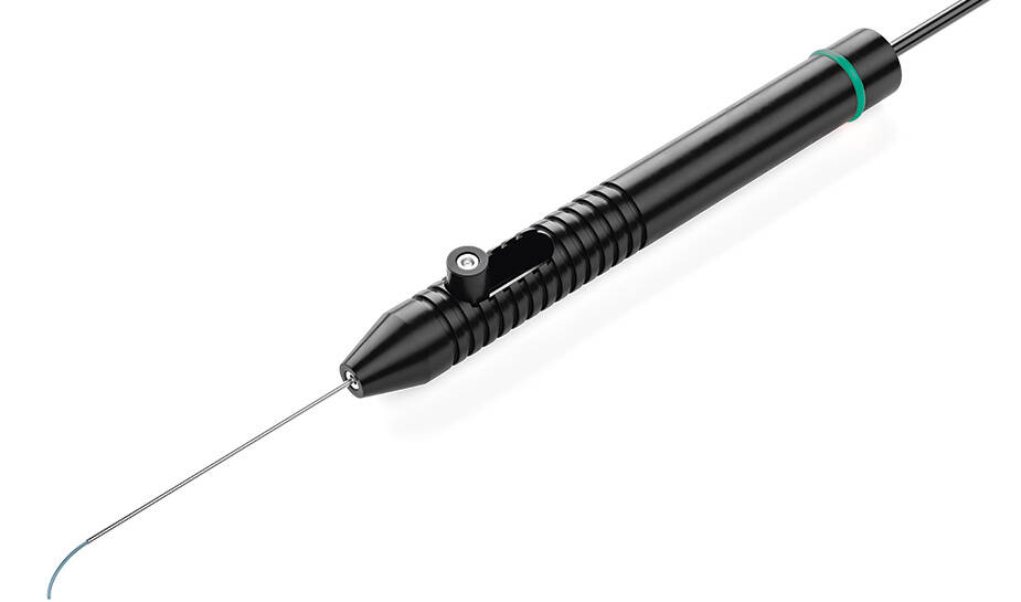 Product frontal lateral Illuminated laser probe OS 4, directional extendable