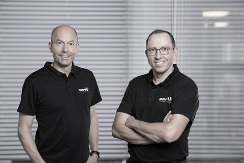 Co-CEOs at Oertli Instrumente AG Christoph Bosshard and Thomas Bosshard
